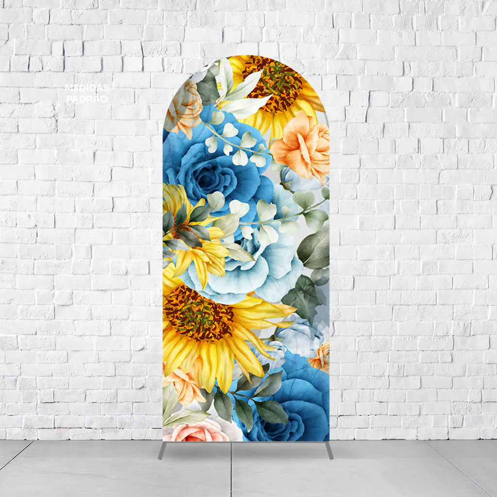 Painel Arco Romano Alice No Páis Das Maravilhas - Imagem 1