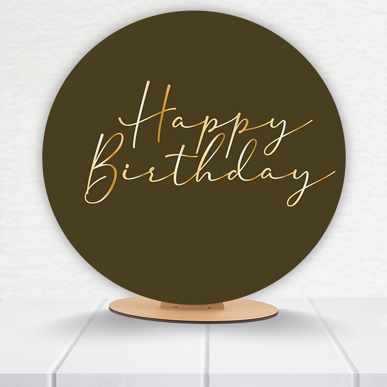 Painel Redondo Aniversário 50x50 - Imagem 19