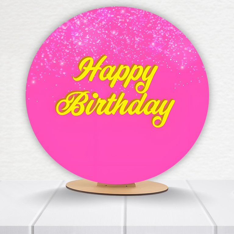 Painel Redondo Aniversário 50x50 - Imagem 17