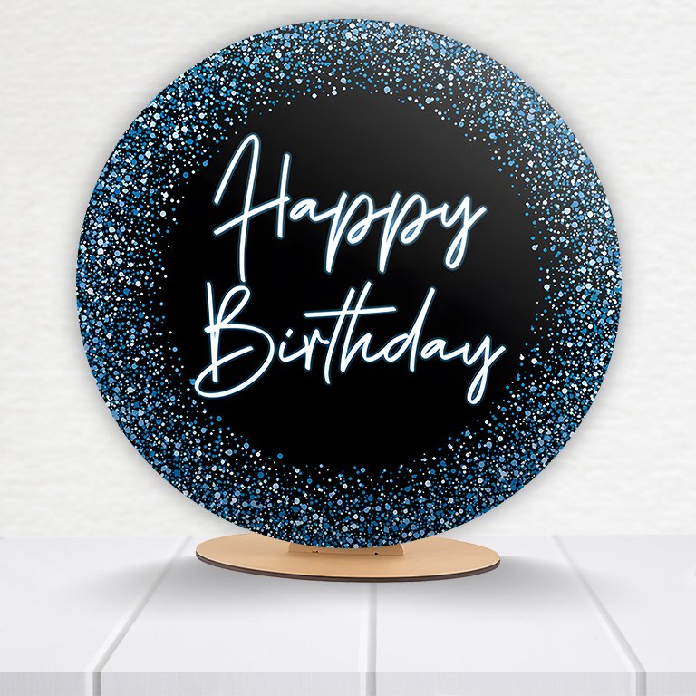 Painel Redondo Aniversário 50x50 - Imagem 18