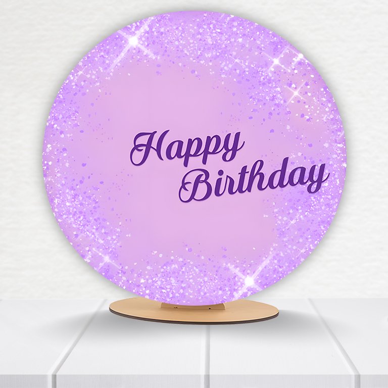 Painel Redondo Aniversário 50x50