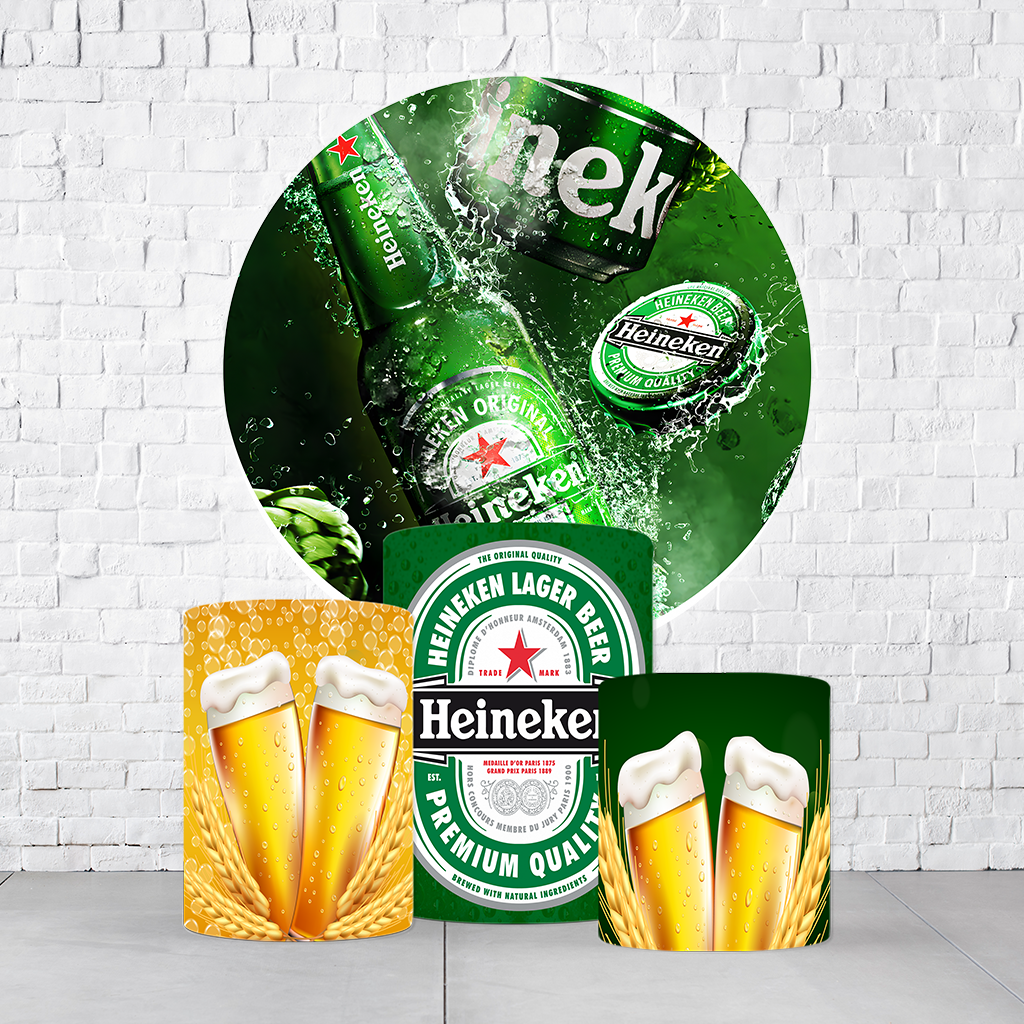 Kit Painel De Festa Boteco + Trio De Cilindros Em Tecido - Imagem 2