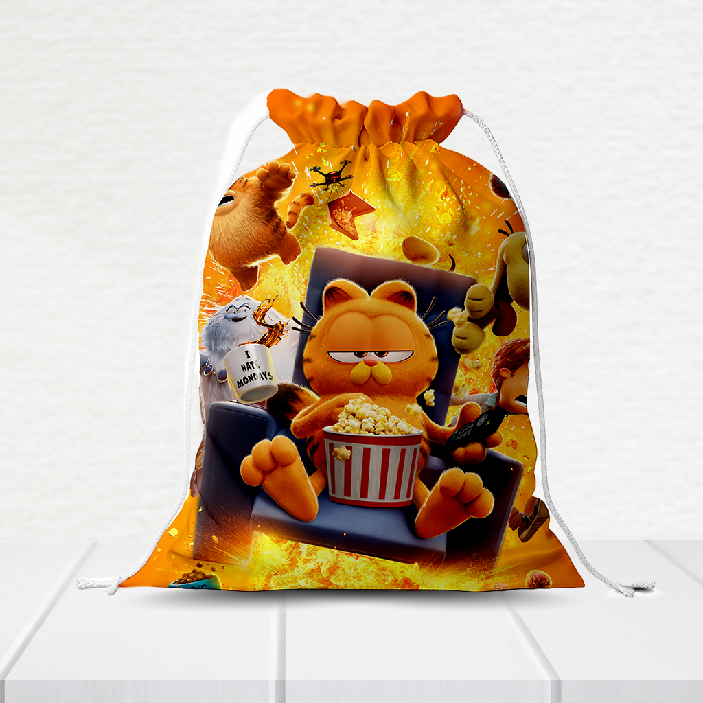 Sacolinha Personalizada Garfield 20Cm X 15Cm