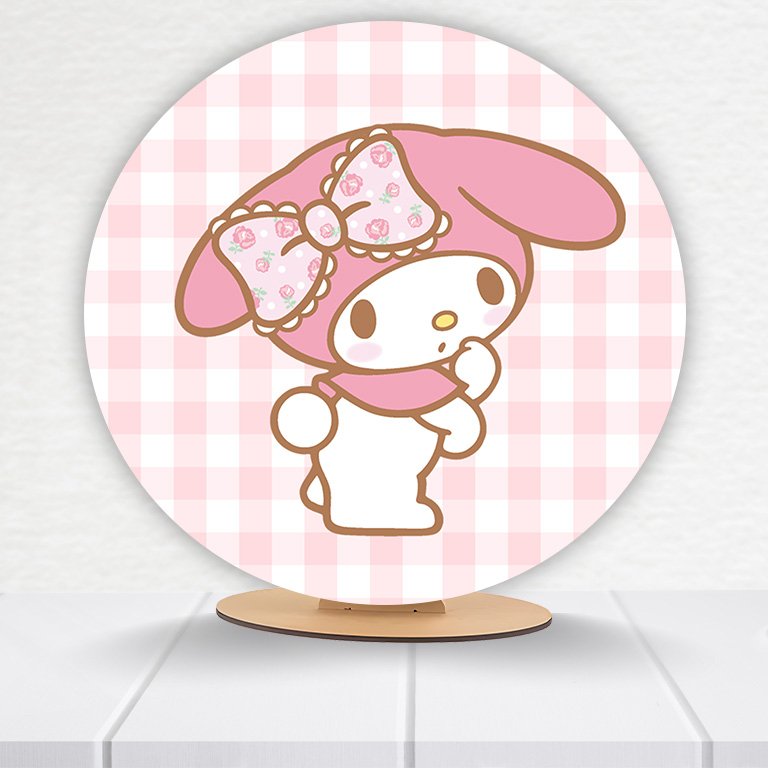Painel Redondo 50x50 Hello Kitty - Imagem 19