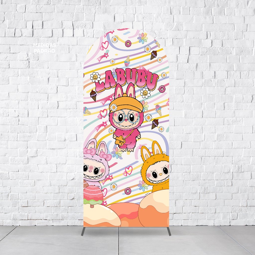 Painel Arco Romano Labubu - Imagem 2