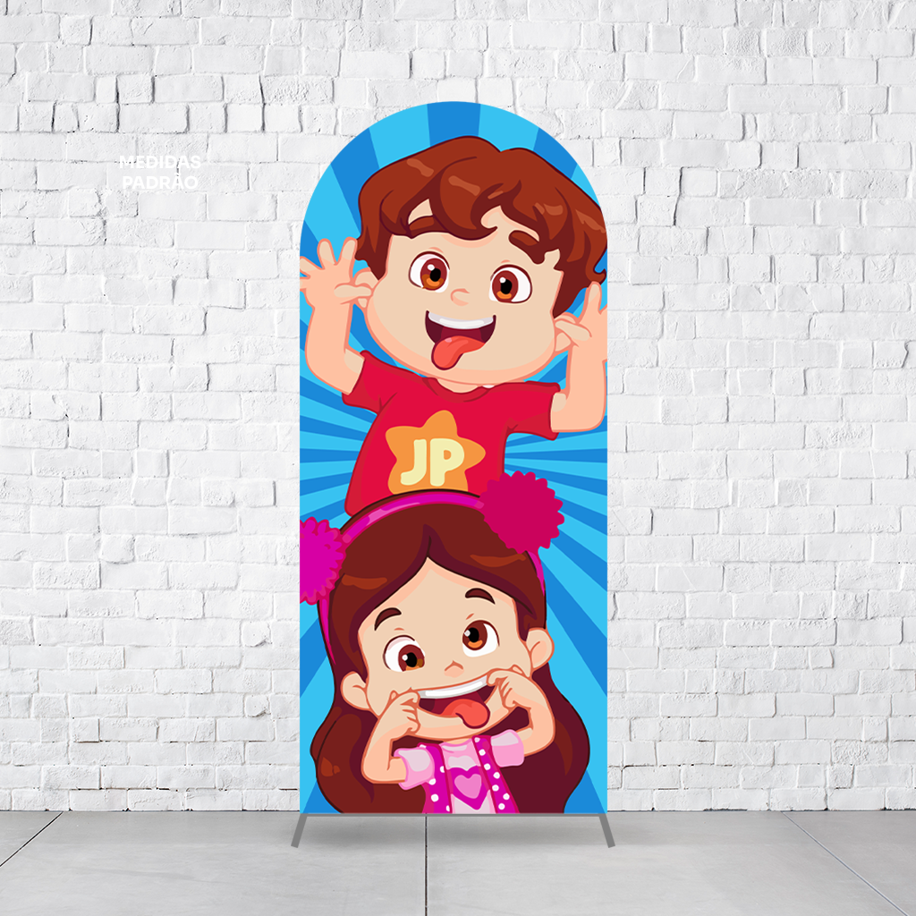 Painel Arco Romano Maria Clara E JP - Imagem 2