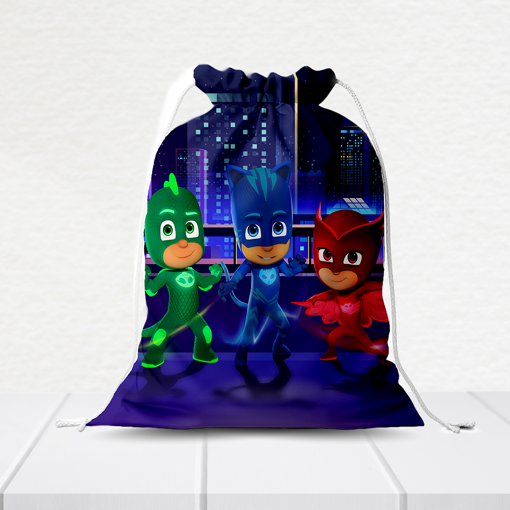 Sacolinha Personalizada PJ Masks 20Cm X 15Cm