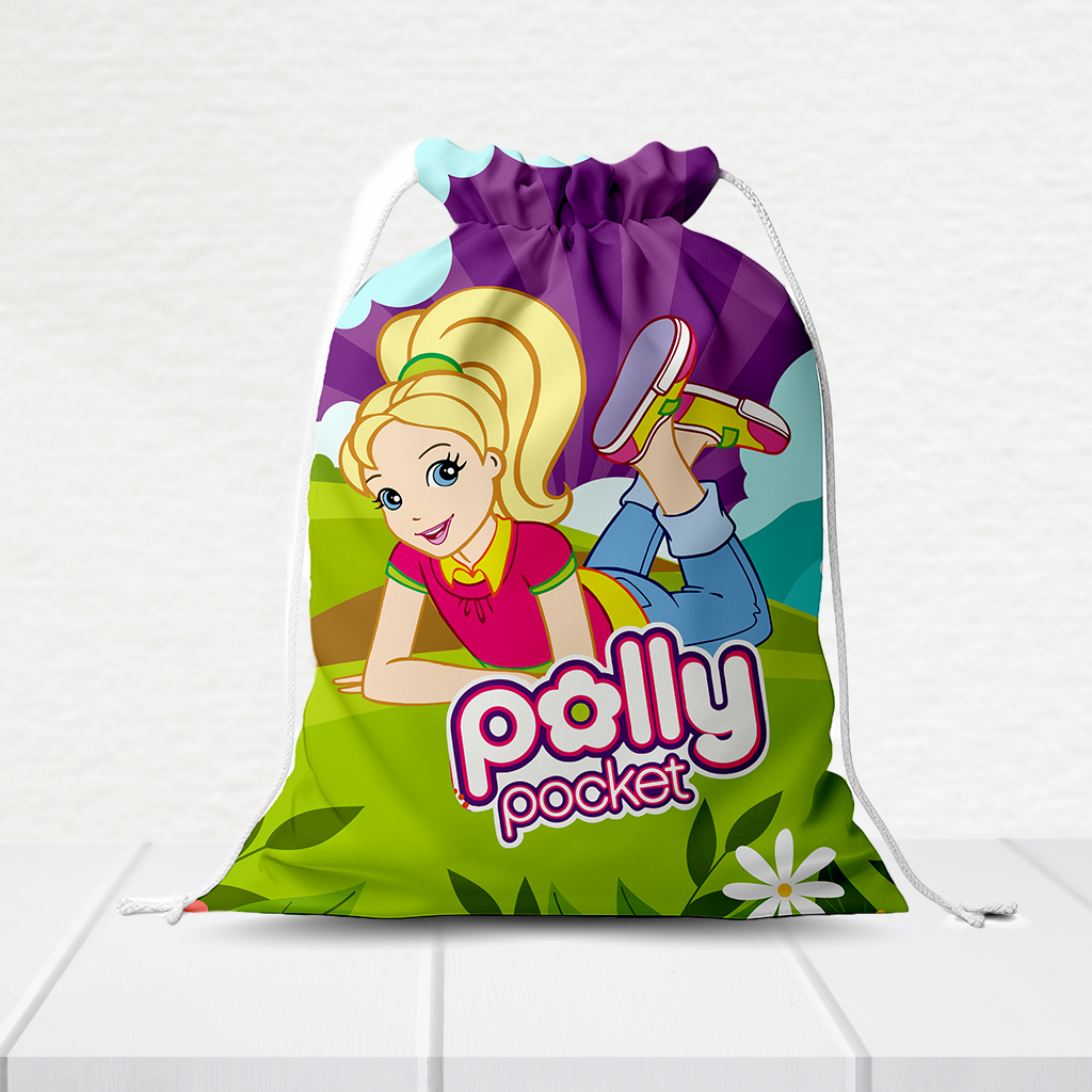 Sacolinha Personalizada Polly Pocket 20Cm X 15Cm