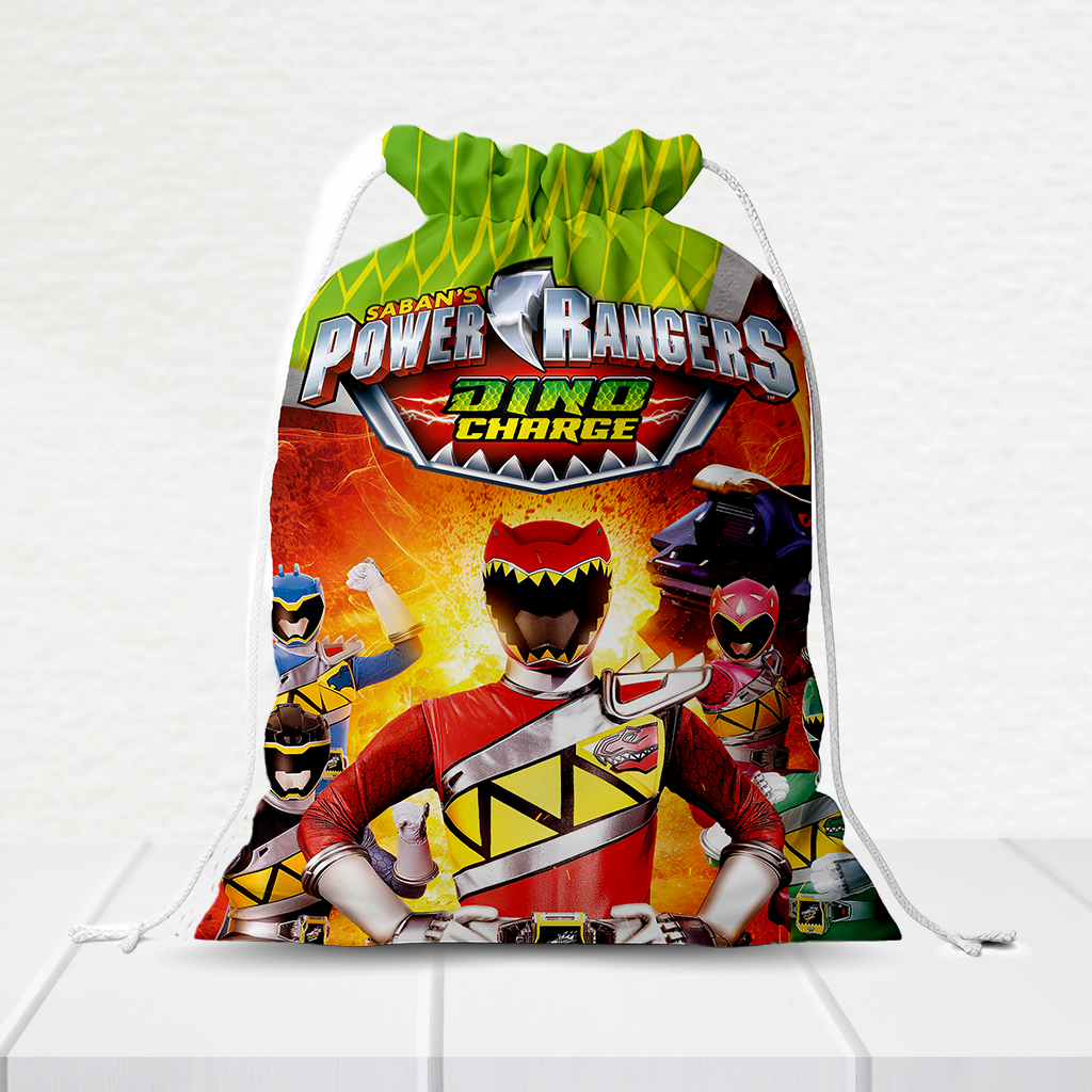 Sacolinha Personalizada Power Rangers 20Cm X 15Cm