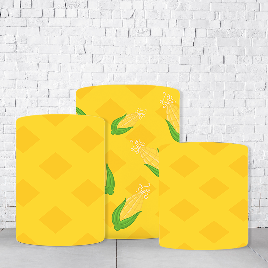 Trio de Cilindros Para Festas São João Em Tecido Helanca C/Elástico - Imagem 2