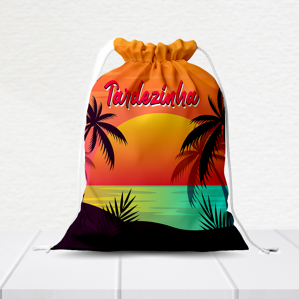 Sacolinha Personalizada Tardezinha 20Cm X 15Cm