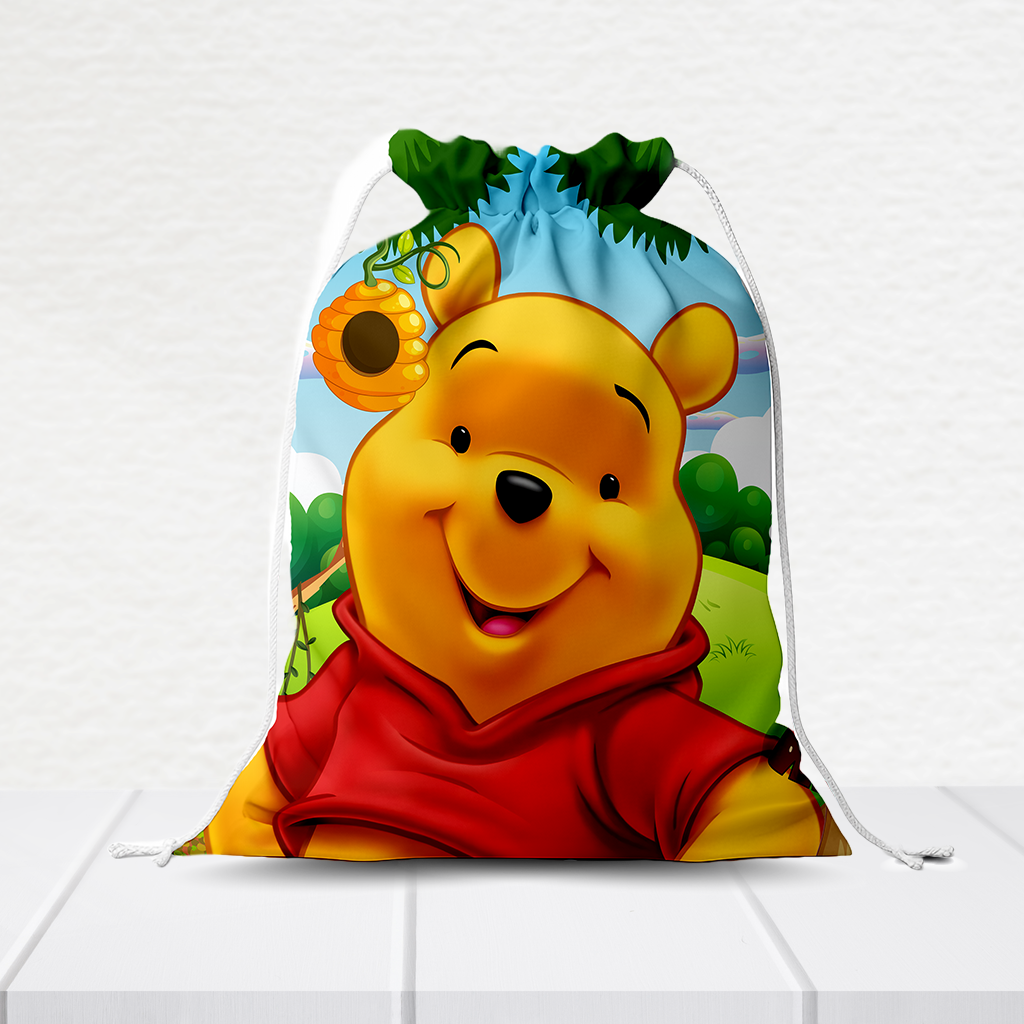 Sacolinha Personalizada Ursinho Pooh 20Cm X 15Cm