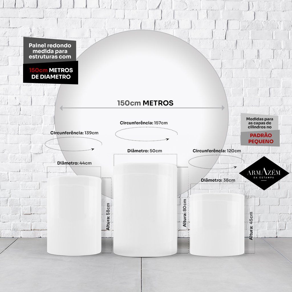 Kit Painel De Festa Futebol + Trio De Cilindros Em Tecido - Imagem 1