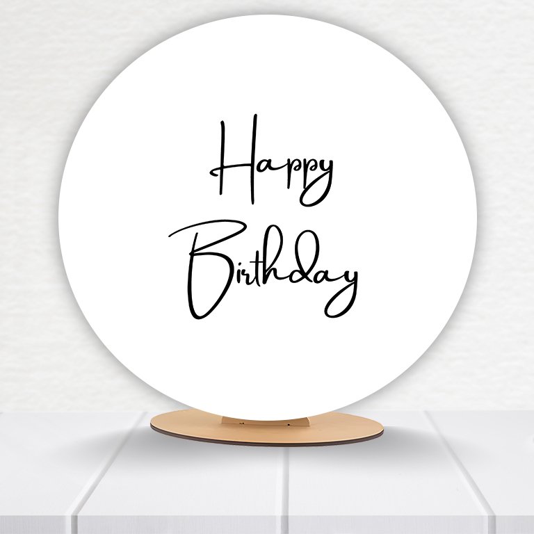 Painel Redondo Aniversário 50x50cm - Imagem 14