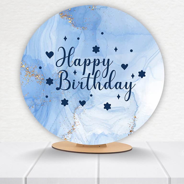 Painel Redondo Aniversário 50x50cm  PAINEL204 - Imagem 11