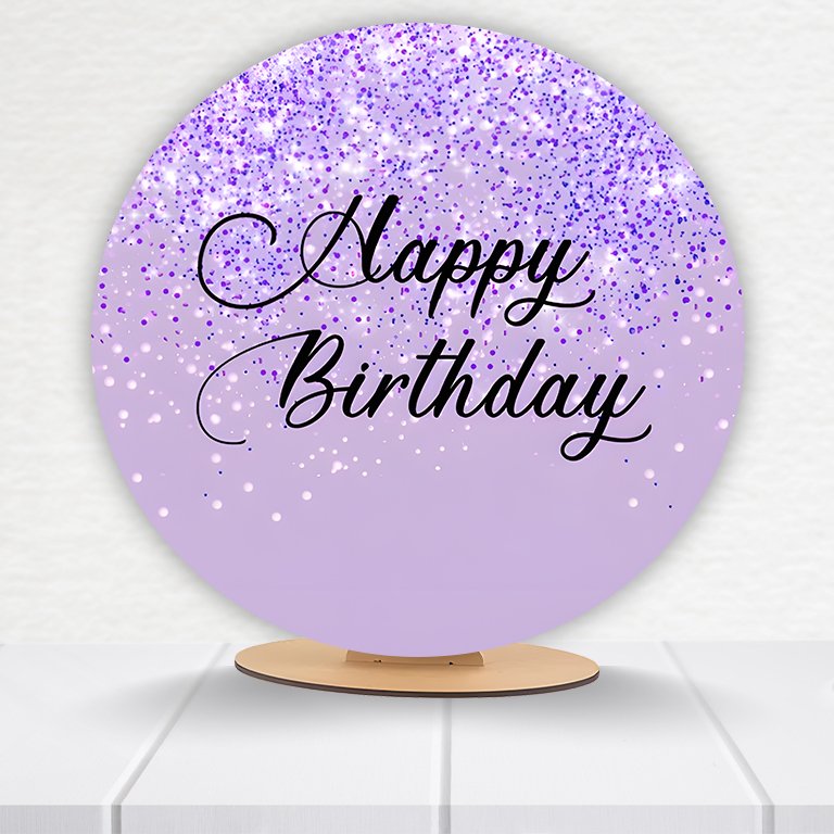 Painel Redondo Aniversário 50x50cm  PAINEL996 - Imagem 16
