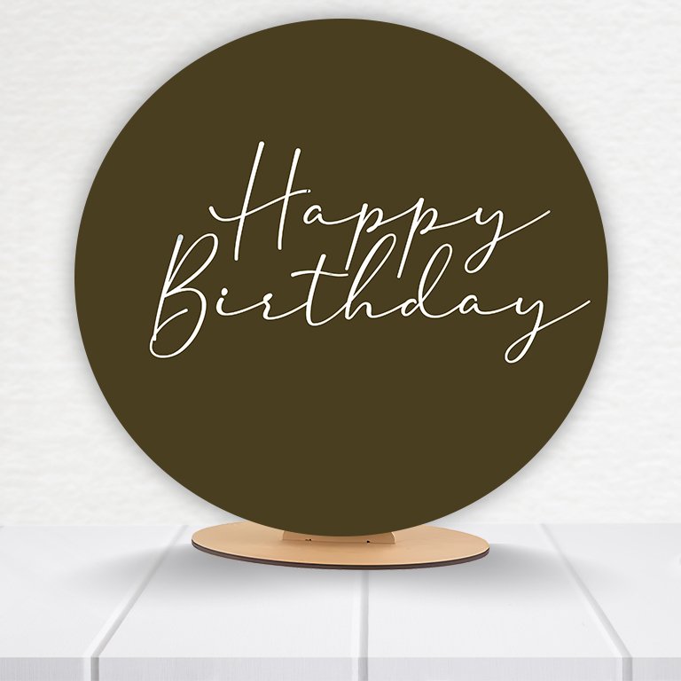 Painel Redondo Aniversário 50x50cm - Imagem 15