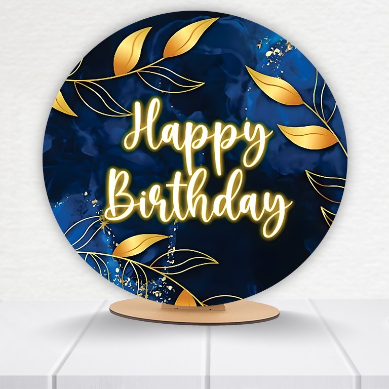Painel Redondo Aniversário 50x50cm - Imagem 5