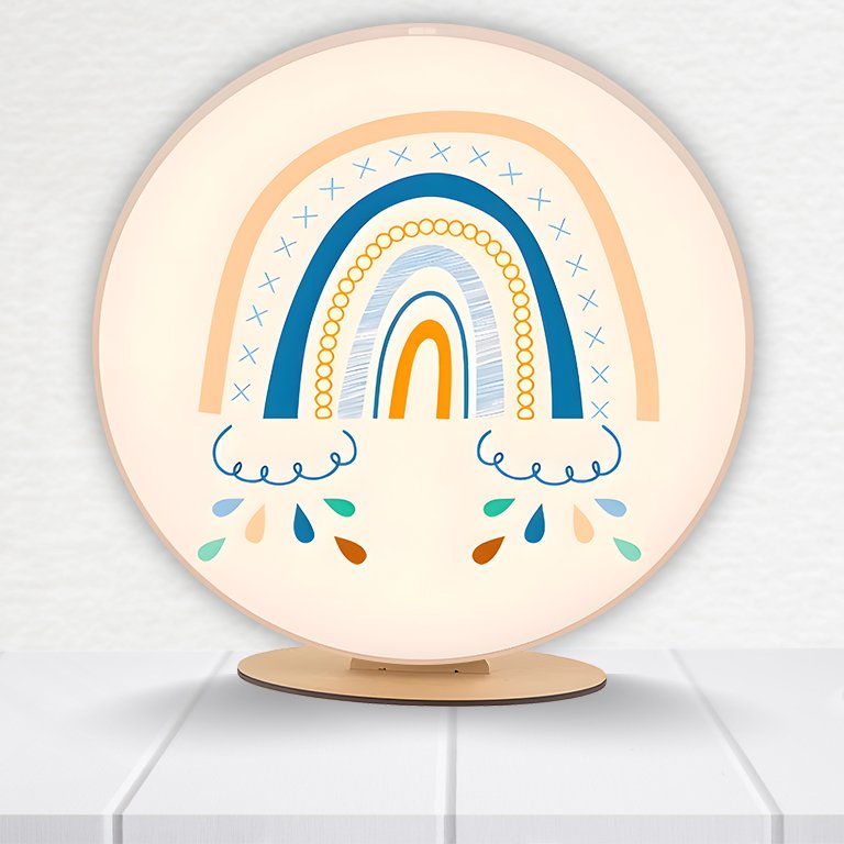 Painel Redondo Arco Íris 50x50cm - Imagem 2