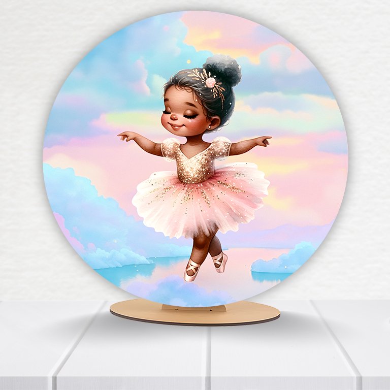Painel Redondo Bailarina 50x50cm - Imagem 16