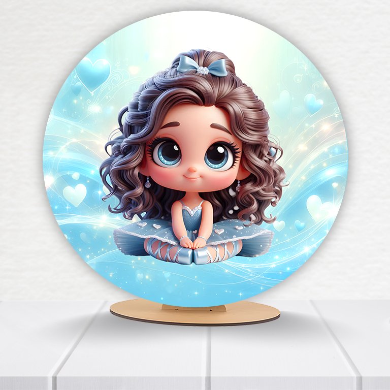 Painel Redondo Bailarina 50x50cm - Imagem 18