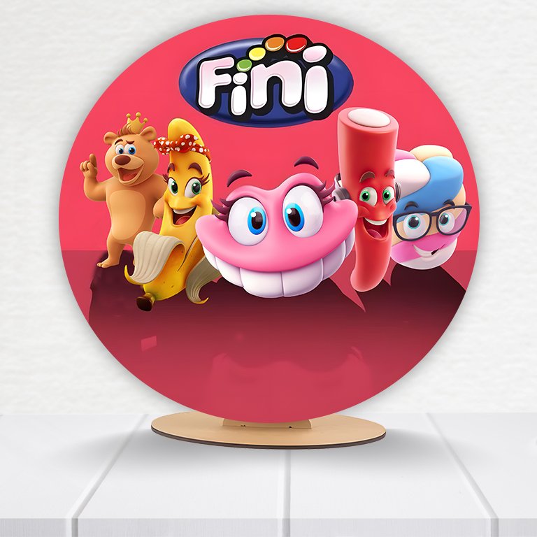 Painel Redondo Bala Fini 50x50cm - Imagem 2