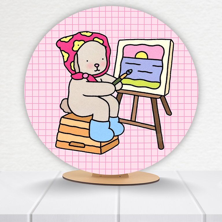 Painel Redondo Bobbie Goods 50x50cm - Imagem 17