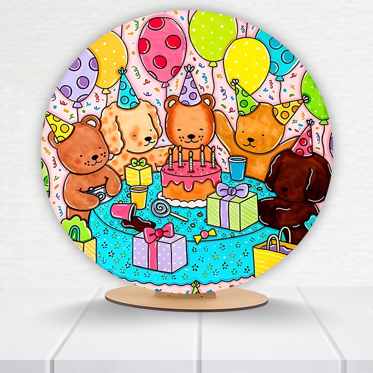 Painel Redondo Bobbie Goods 50x50cm - Imagem 8