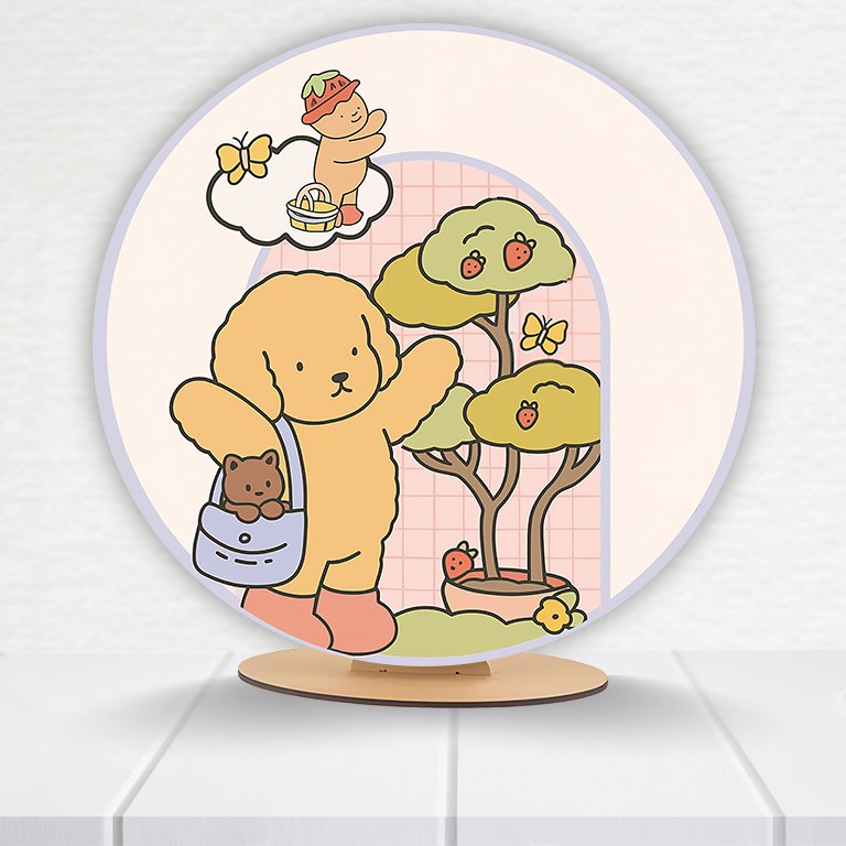 Painel Redondo Bobbie Goods 50x50cm - Imagem 13