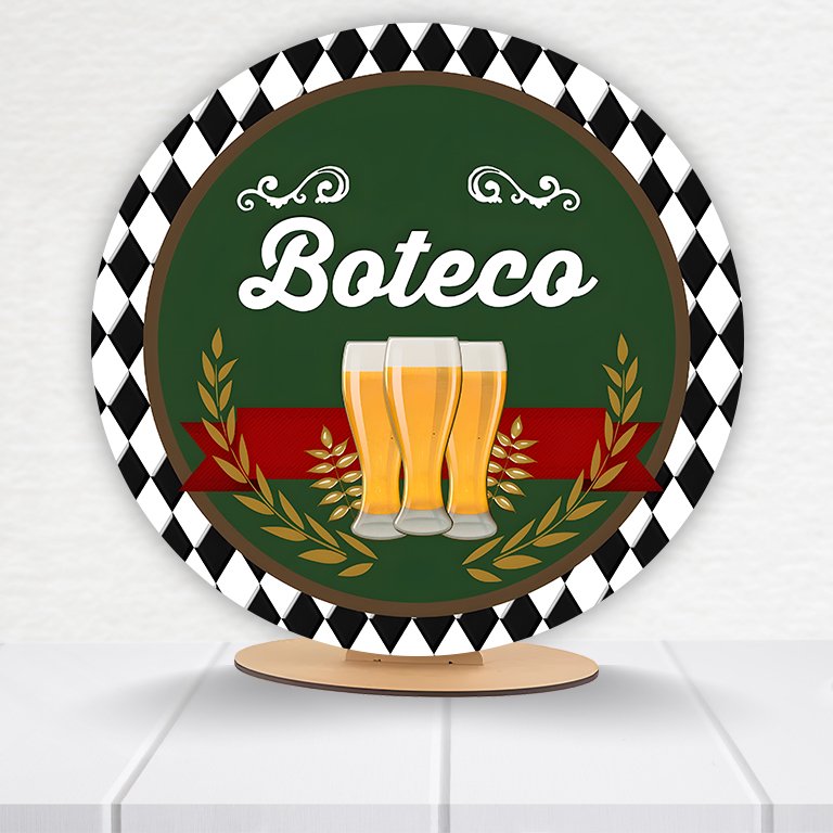 Painel Redondo Boteco 50x50cm - Imagem 4