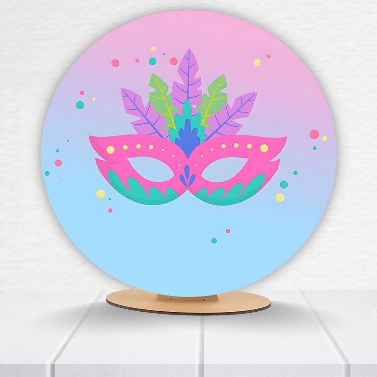 Painel Redondo Carnaval 50x50cm - Imagem 11