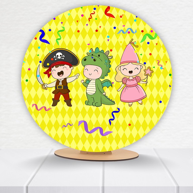 Painel Redondo Carnaval 50x50cm - Imagem 13