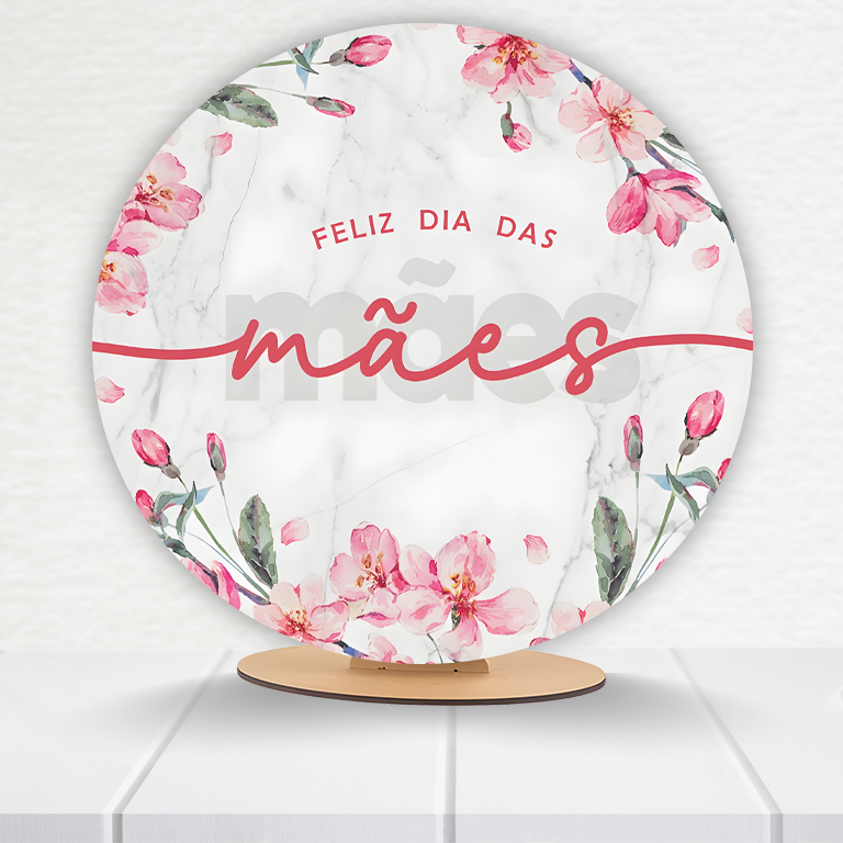 Painel Redondo Dia Das Mães 50x50cm - Imagem 5
