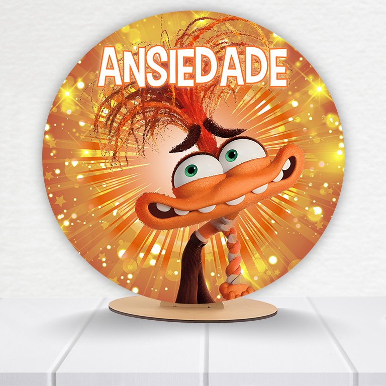 Painel Redondo Divertidamente 50x50cm - Imagem 12