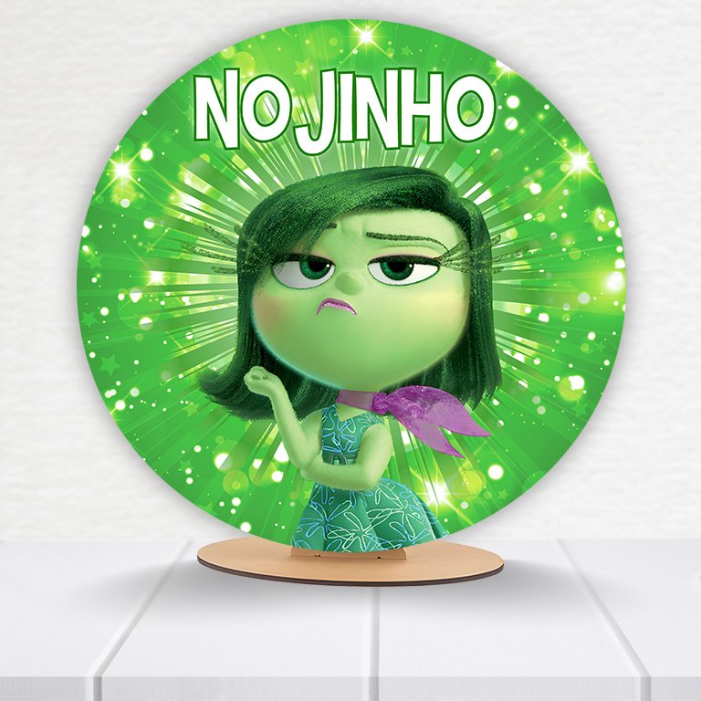 Painel Redondo Divertidamente 50x50cm - Imagem 15