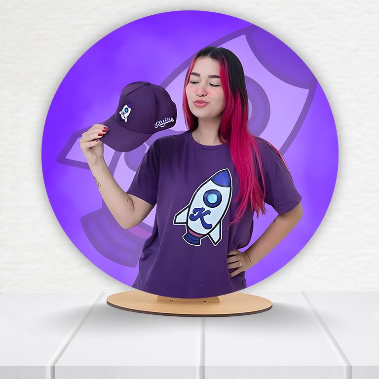 Painel Redondo Dos Rosas 50x50cm - Imagem 16