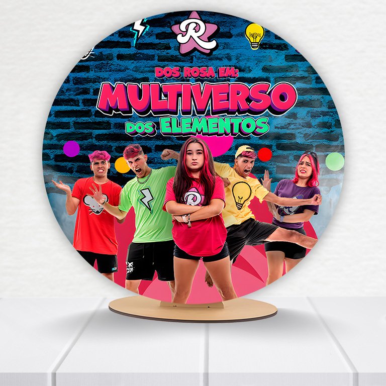 Painel Redondo Dos Rosas 50x50cm - Imagem 10