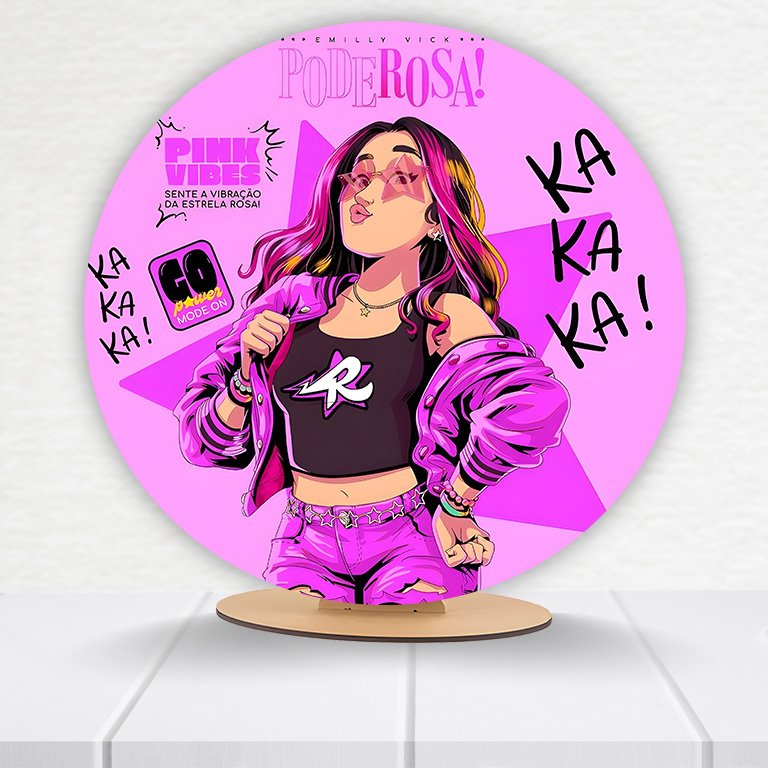 Painel Redondo Dos Rosas 50x50cm - Imagem 15