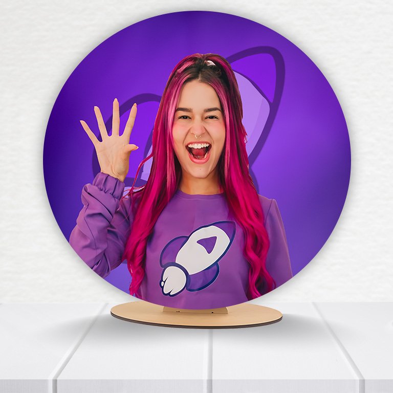 Painel Redondo Dos Rosas 50x50cm - Imagem 12