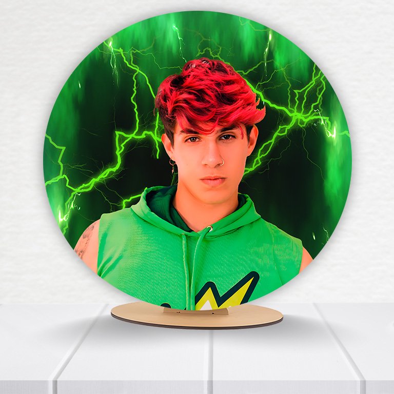 Painel Redondo Dos Rosas 50x50cm - Imagem 11