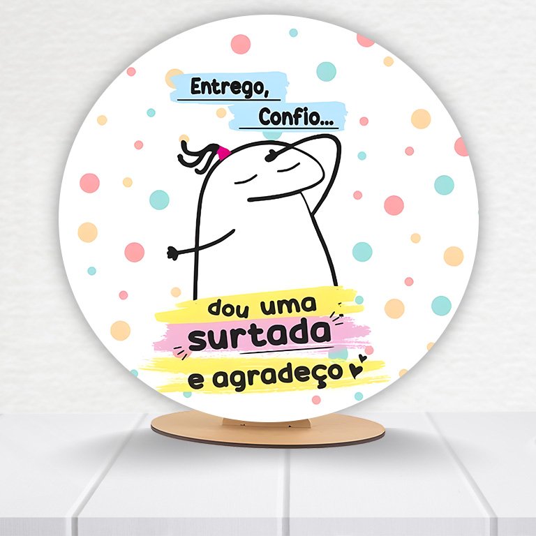 Painel Redondo Flork 50x50cm - Imagem 2