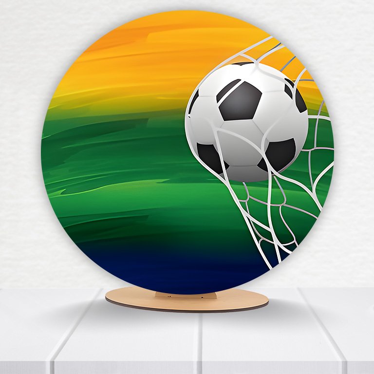 Painel Redondo Futebol 50x50cm - Imagem 9