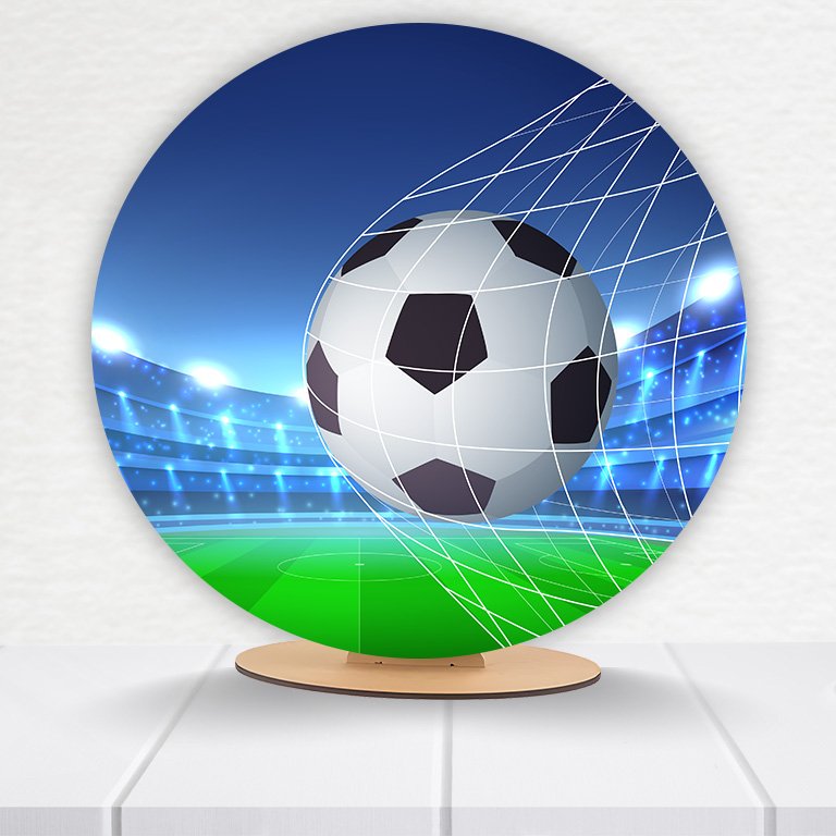 Painel Redondo Futebol 50x50cm - Imagem 7