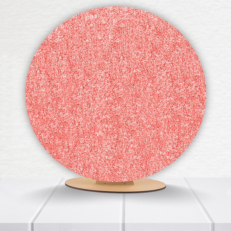 Painel Redondo Glitter 50x50cm - Imagem 5