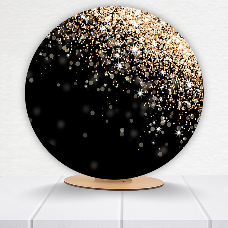 Painel Redondo Glitter 50x50cm - Imagem 13