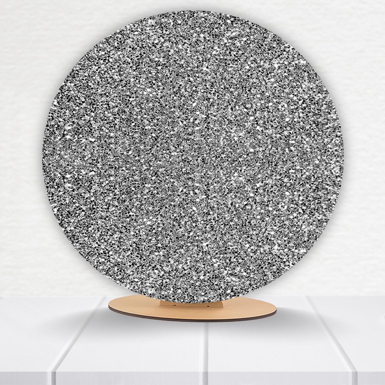 Painel Redondo Glitter 50x50cm - Imagem 7