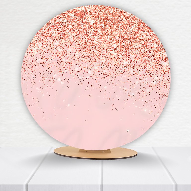 Painel Redondo Glitter 50x50cm - Imagem 8