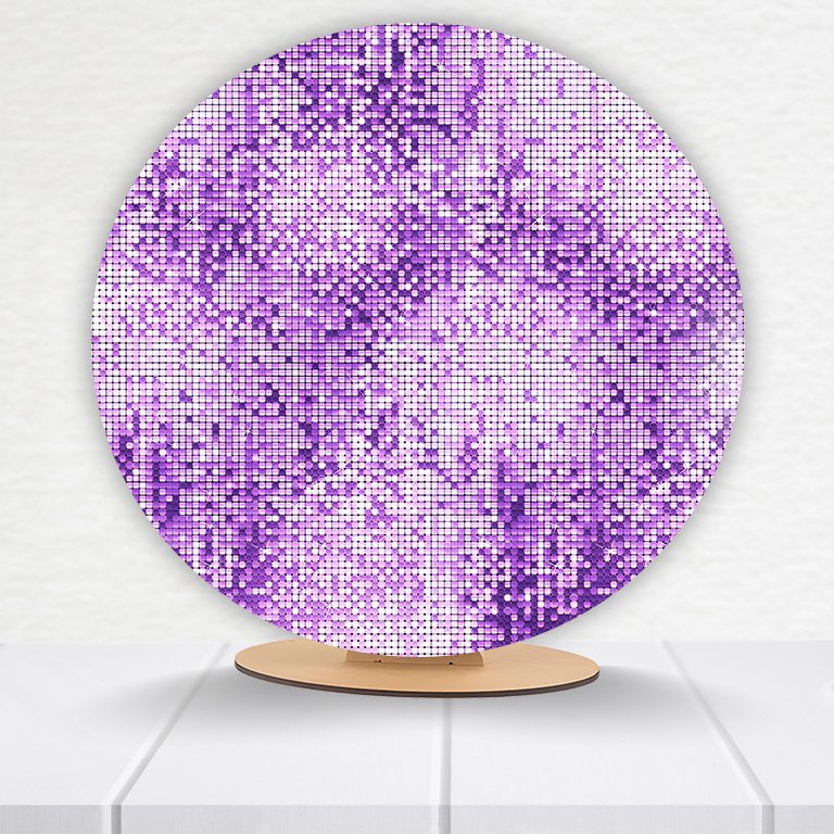Painel Redondo Glitter 50x50cm  PAINEL190 - Imagem 18