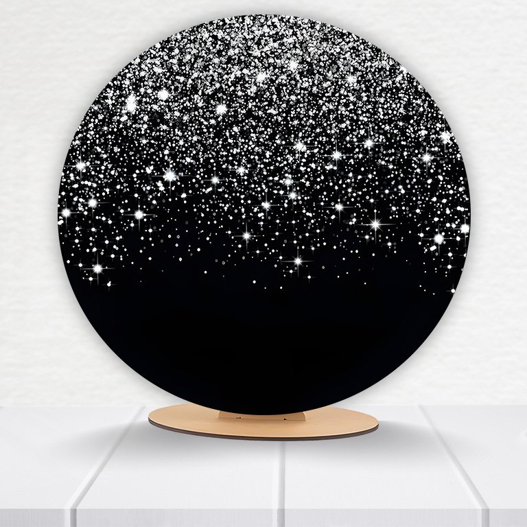 Painel Redondo Glitter 50x50cm  PAINEL190 - Imagem 15