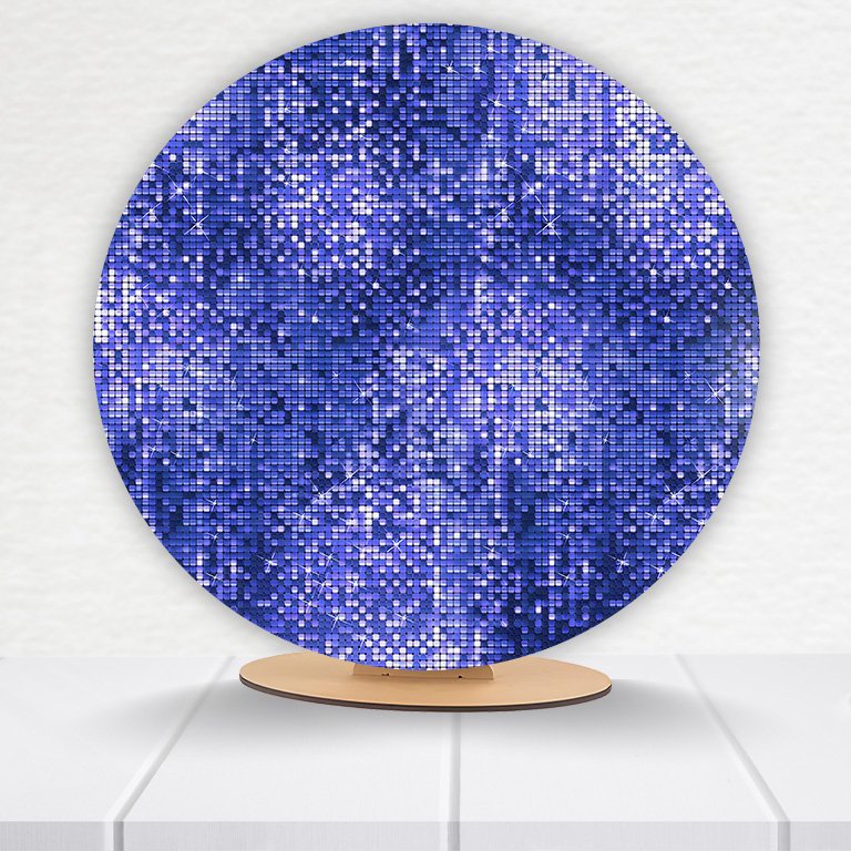 Painel Redondo Glitter 50x50cm  PAINEL190 - Imagem 9